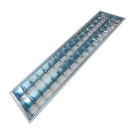 Luminária para lâmpada tubo LED embutir Intral RE-800 2 x 32W