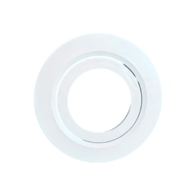 Luminária Spot embutir EspaçoLux redondo branco 90mm