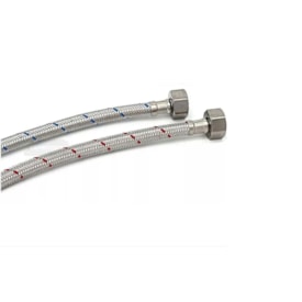 Mangueira banho flexível EspaçoKB cromado 50 cm 2