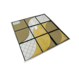 Manta Lã de Vidro Isover Optima Piso 1,20m x 1,20m x 15mm Manta Lã de Vidro Isover Optima Piso 1,20m x 1,20m x 15mm