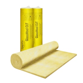 Manta lã de vidro para drywall pré cortada EspaçoFix Glasswool 1,2 m rolo 12,50 m