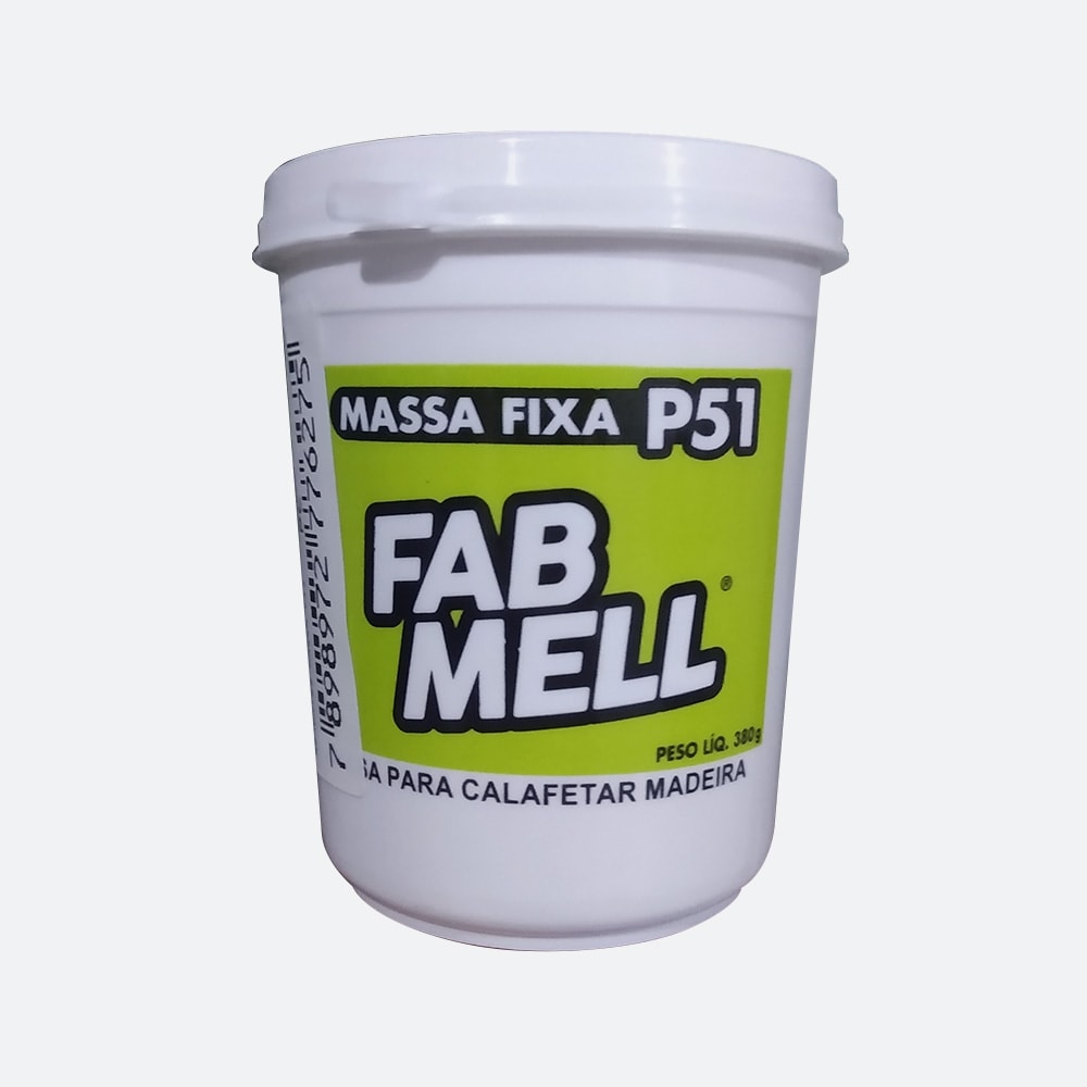 Massa calafetar P51 Hidrico Fabmell imbuia 380g