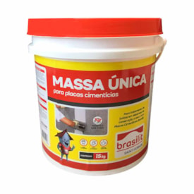 Massa cimentícia Brasilit Única 15 kg