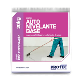 Massa para contrapiso autonivelante Protec Base 20 kg