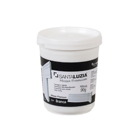 Massa premium acabamento Santa Luzia branca 90 g