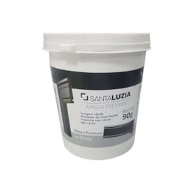 Massa premium acabamento Santa Luzia preta 90 g