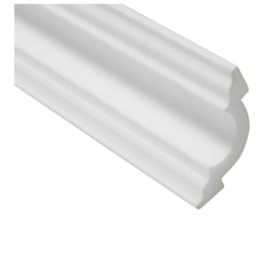 Moldura de isopor Gart Nomastyl A2 branco 7 x 200 cm