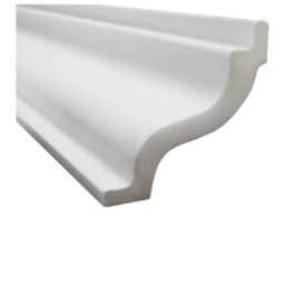 Moldura de isopor Gart Nomastyl K branco 9,5 x 200 cm