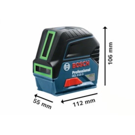 Nível a laser linhas cruzadas Bosch GCL 2-15 G verde 15 m 2