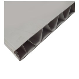Painel de PVC Vipal Cinza 1200mm x 2110mm x 35mm Painel de PVC Vipal Cinza 1200mm x 2110mm x 35mm