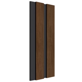 Painel ripado EspaçoWall Fit freijó black 1,2 x 12,2 x 260 cm