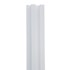 Painel Ripado EspaçoWall large Branco 2,1cm x 12,2cm x 2,60m