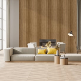 Painel ripado EspaçoWall Large cumaru 2,1 x 12,2 x 260 cm 2