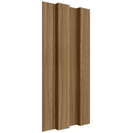 Painel ripado EspaçoWall Large cumaru 2,1 x 12,2 x 260 cm