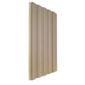 Painel ripado WPC EspaçoWall interno carvalho onix 16,6 x 260 cm