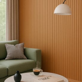 Painel ripado WPC EspaçoWall interno carvalho ouro 16,6 x 260 cm 2