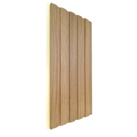 Painel ripado WPC EspaçoWall interno carvalho ouro 16,6 x 260 cm