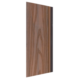 Painel Ripado WPC EspaçoWall Interno e Externo Natural 2,2 x 15,6 x 290 cm