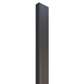 Perfil acabamento para ripado EspaçoWall cinza 2,1 x 3,15 x 260 cm