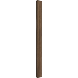 Perfil acabamento para ripado EspaçoWall ipê 1,2 x 2,65 x 260 cm
