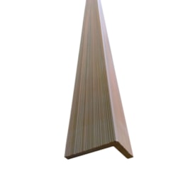 Perfil cantoneira para deck EspaçoFloor teca natural 2,9 m