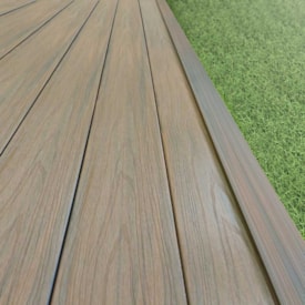 Perfil cantoneira para deck EspaçoFloor teca natural 2,9 m 2