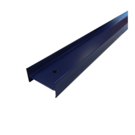 Perfil de divisória naval Rollfor Travessa H-NTR azul 20mm x 35mm x 3,0m