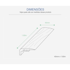 Perfil frontal para piso Eucafloor Tecno cor 15 20 x 40 x 1800 mm 2