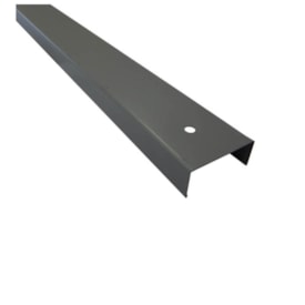 Perfil guia baixa divisória Rollfor naval 221 N19 cinza ocidente 15 x 35 x 3000 mm