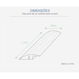 Perfil redutor Dexco Durafloor 2,10m 2