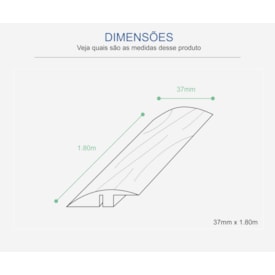 Perfil redutor para piso Eucafloor Tecno cor 07 1,80 m 2