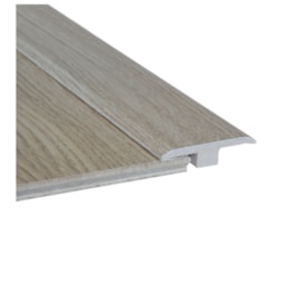 Perfil T para piso Durafloor carvalho 10 x 45 x 2100 mm
