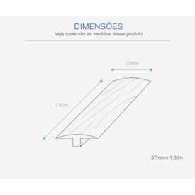 Perfil T para piso Eucafloor Tecno cor 7 10 x 37 x 1800 mm 2