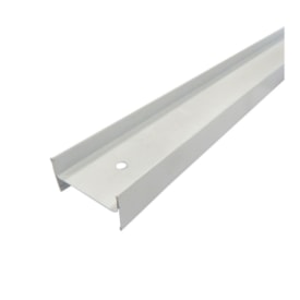 Perfil travessa H-NTR divisória Rollfor naval branco 20 x 35 x 2150 mm