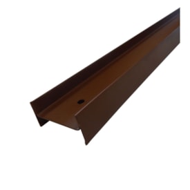 Perfil travessa H-NTR divisória Rollfor naval ocre 20 x 35 x 1185 mm