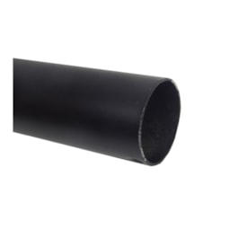 Perfil tubo divisória Rollfor 226 preto 40 x 40 x 3000 mm