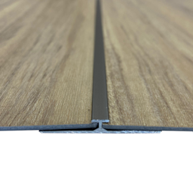 Perfil vinílico transição slim Bauxita bronze 3 m 2