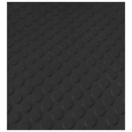 Piso de Borracha Colado Ecosistema Pastilhado Preto 3,5mm x 500mm x 500mm Piso de Borracha Colado Ecosistema Pastilhado Preto 3,5mm x 500mm x 500mm