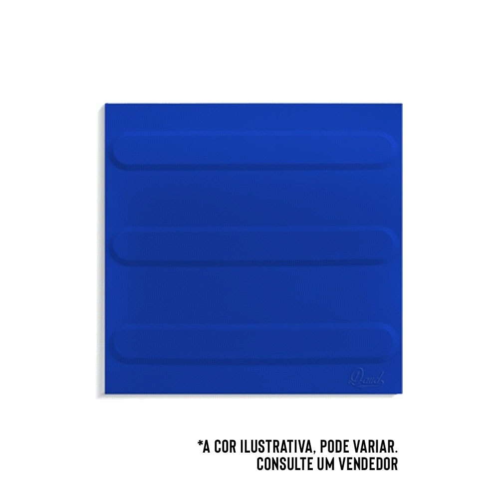 Piso de borracha Daud tátil direcional colorido 5 x 250 x 250 mm