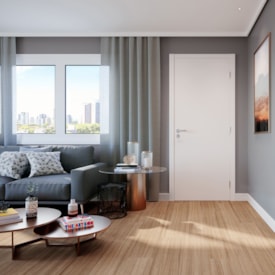 Piso laminado clicado Eucafloor Prime Max Nogueira Natural 2