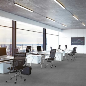 Piso vinílico colado EspaçoFloor Office Plus Quartzo Gray 3 mm 2