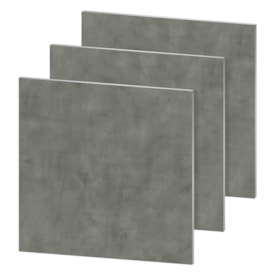 Piso vinílico colado EspaçoFloor Office Square medium gray 3 mm