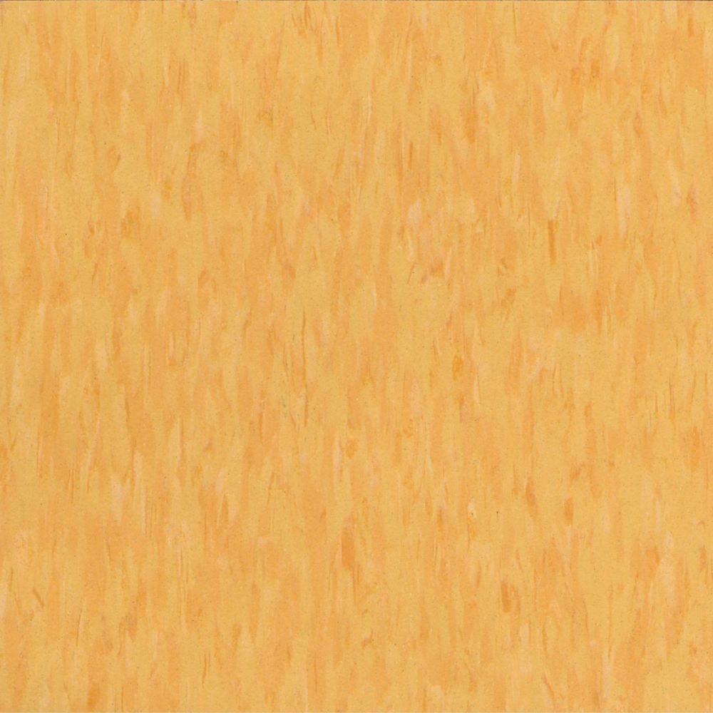 Piso vinílico VCT colado Armstrong Flooring Imperial THRU Saffron Gold 2 mm