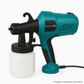 Pistola de pintura pulverizadora EspaçoFix 127V 450W 2