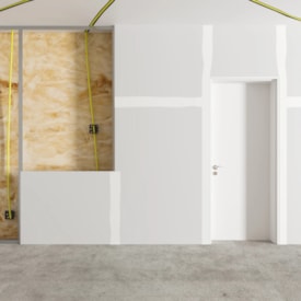 Placa de gesso Drywall Placo - Knauf Flex Branco 6,5 x 1200 x 2400 mm 2