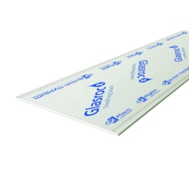 Placa de gesso Drywall Placo - Knauf Glasroc X 12,5 x 1200 x 2400 mm