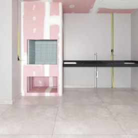 Placa de gesso Drywall Placo - Knauf RF vermelha 15 x 1200 x 1800 mm 2
