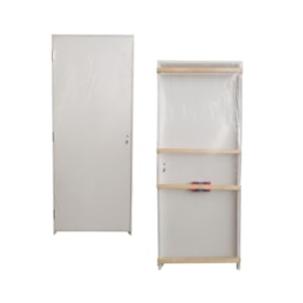 Porta para drywall direita E-Door M70 branco 35 x 820 x 2110 mm