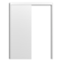 Porta pronta p/ drywall G-Door Standard Germano Madeira Branca 820mm x 2110mm x 35mm