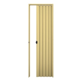 Porta sanfonada Plasbil areia 100 x 210 cm